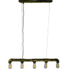 GloboStar CANAL Vintage Industrial �������� ��������� ������ �������� 5 x E27 ���������� ��������� ���� �92 x �5 x Y8cm - (01669)