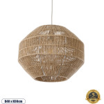 GloboStar CAYMAN Boho �������� ��������� ������ �������� 1 x E27 AC220-240V IP20 - �40 x �30cm - ���� ����� ������ ������ ������ - (00522)