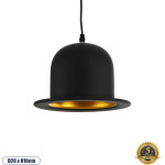 GloboStar CHARLO Vintage �������� ��������� ������ �������� 1 x E27 AC220-240V - �26 x �16cm - ����� ��������� ������� - (01214)