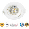 GloboStar DE VALERA ������� LED ��������� Spot Downlight 5W 470lm 60� AC 220-240V IP44 �9cm x �4cm - ��������� - ����� - ����� ����� 2700K - Bridgelux Chip - TUV Certified Driver - 5 ������ ������� - (60184)