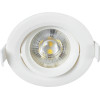 GloboStar DE VALERA ������� LED ��������� Spot Downlight 5W 485lm 60� AC 220-240V IP44 �9cm x �4cm - ��������� - ����� - ������ ����� 4500K - Bridgelux Chip - TUV Certified Driver - 5 ������ ������� - (60183)