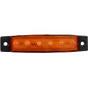 GloboStar �������� ���� ����� �������� LED 6xSMD2835 DC 10-30V 1.5W 100lm IP66 ��������� - �9.5 x W2 x H1.1cm - (79904)
