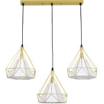 GloboStar EIFFEL Vintage �������� ��������� ������ ������� 3 x E27 ����� ��������� ������ �� ����� ������ �68 x �25 x �130cm - (61571)