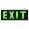 GloboStar �������� ��������� �������� EXIT LED 1W AC 220-240V ����� ���� �� ���������������� �������� 350mAh - 120 ����� ��������� - IP20 - ���� ���������� - �35 x �14 x �3.3cm - ������� - (75663)