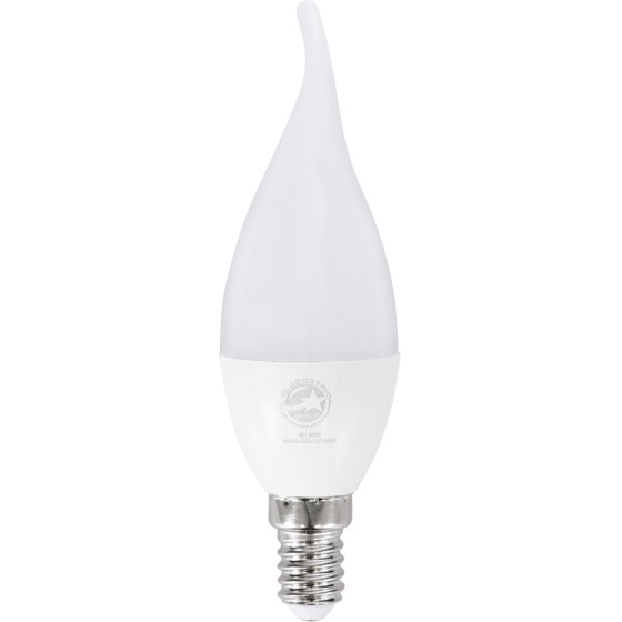 GloboStar ����� LED E14 C37T ������ 6W 564lm 260� AC 220-240V IP20 �3.7 x �12.5cm ����� ����� 2700K - 3 Years Warranty - (60008)