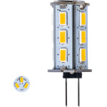 GloboStar ����� LED G4 SMD 5630 5W 550lm 320� DC 12-24V IP20 �1.8 x �4.3cm ����� ����� 2700K Dimmable - 2 ������ ������� - (76134)