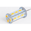 GloboStar ����� LED G4 SMD 5630 5W 550lm 320� DC 12-24V IP20 �1.8 x �4.3cm ����� ����� 2700K Dimmable - 2 ������ ������� - (76134)