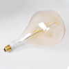 GloboStar ����� LED Soft S Spiral Filament E27 R170 ROCK ������� 4W 280lm 360� AC 220-240V IP20 �16.5 x �28cm Ultra ����� ����� 2200K �� ���� ����� Dimmable - 3 ������ ������� - (99175)