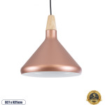 GloboStar FERCLA �������� �������� ��������� ������ �������� 1 x E27 AC220-240V IP20 - �27 x �25cm - ������� ��������� ������� - (01224)