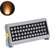 GloboStar FLOOD-HENA ��������� Wall Washer ��� ������� ������� LED 48W 4080lm 30� AC 220-240V ��������� IP67 �39 x �6 x �17cm ������������� ��������� 2200K - ����� - 3 Years Warranty - (90446)