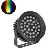 GloboStar FLOOD-NEVA ��������� Wall Washer ��� ������� ������� LED 72W 6120lm 30� DC 24V ��������� IP65 L24.5 x W24.5 x H14.7cm RGBW DMX512 - ����� - 3 Years Warranty - (90400)