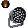 GloboStar FLOOD-NIGMA ��������� Wall Washer �� ������������� ������ ��� ������� ������� LED 24W 2040lm 30� DC 24V ��������� IP65 L15 x W15 x H9.1cm ������������� ��������� 2200K - ���� ������� - 3 ������ ������� - (90377)