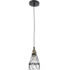 GloboStar FLOWER IRON RUST Vintage �������� ��������� ������ �������� 1 x E27 AC220-240V IP20 - �10 x �20cm - ����� ��������� ������ - (01181)