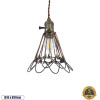 GloboStar FLOWER IRON RUST Vintage Industrial �������� ��������� ������ �������� 1 x E27 AC220-240V - �10 x �20cm - ���� ������� ��������� ������ - (01180)
