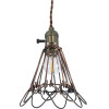 GloboStar FLOWER IRON RUST Vintage Industrial �������� ��������� ������ �������� 1 x E27 AC220-240V - �10 x �20cm - ���� ������� ��������� ������ - (01180)