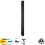 GloboStar HOUSTON ��������� ������ - ������ Design LED CCT 18W 2160lm 360� AC 220-240V - �������� �������� ���� �������� On/Off All In One ����� 6000k+������ 4500k+����� 2700k �6 x �3 x �60cm - ����� - 3 Years Warranty - (61347)