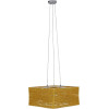 GloboStar INCASS Vintage �������� ��������� ������ �������� 5 x E27 ���� ������ Rattan �40 x �40 x �22.5cm - (01629)