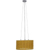 GloboStar INCASS Vintage �������� ��������� ������ ������� 3 x E27 ���� ������ Rattan �40 x �22cm - (01630)