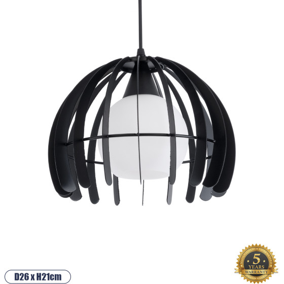 GloboStar INGLEY �������� �������� ��������� ������ �������� 1 x E27 AC220-240V IP20 - �26 x �21cm - ����� ��������� ������ �� ����� ����� - (01226)