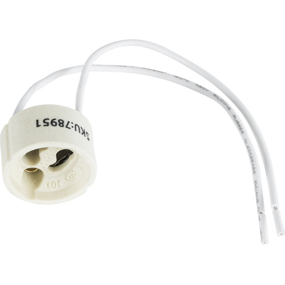 GloboStar LAMPHOLDER ����� GU10 ���������� �� 15cm ������� - IP20 - �2.7 x �15cm - 5 ������ ������� - (78951)