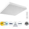 GloboStar KAMALA 61211-S ���������� ������ LED CCT 100W 11020lm 120� AC 220-240V - �������� �������� ���� ���������������� All In One ����� 6000k+������ 4500k+����� 2700k Dimmable �80 x �80 x �8cm - ����� - 3 Years Warranty - (61211-1)