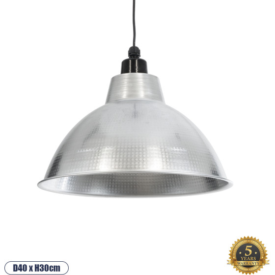 GloboStar LOUVE Vintage Industrial �������� ��������� ������ �������� 1 x E27 AC220-240V IP20 - �40 x Y30cm - ����� ��������� ������� - (01178)