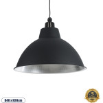 GloboStar LOUVE Vintage Industrial �������� ��������� ������ �������� 1 x E27 AC220-240V IP20 - �40 x Y30cm - ����� �� ����� ��������� ������� - (01176)