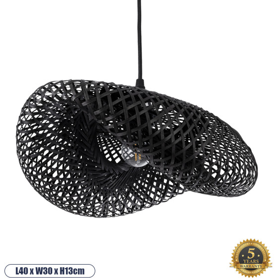 GloboStar MEXICO Boho �������� ��������� ������ �������� 1 x E27 AC220-240V IP20 - �40 x �30 x �13cm - ����� ������ ������� ������ - (02200)