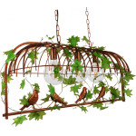 GloboStar NEST Vintage Industrial �������� ��������� ������ ������� 3 x E27 ���� ������� ��������� ������ �85.5 x �37.5 x Y38cm - (01648)