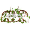 GloboStar NEST Vintage Industrial �������� ��������� ������ ������� 3 x E27 ���� ������� ��������� ������ �85.5 x �37.5 x Y38cm - (01648)