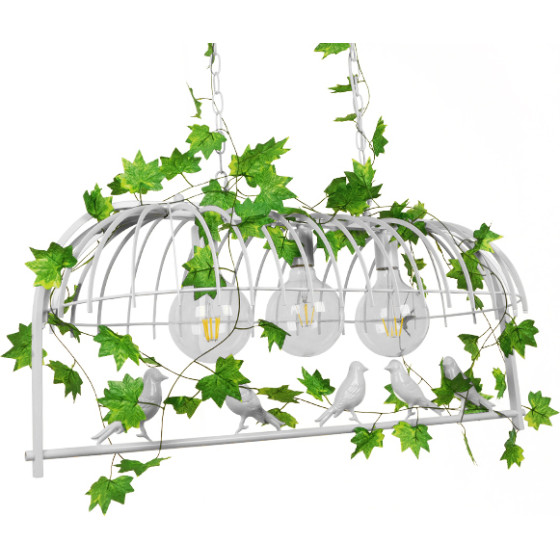 GloboStar NEST Vintage Industrial �������� ��������� ������ ������� 3 x E27 ����� ��������� ������ �85.5 x �37.5 x Y38cm - (01647)