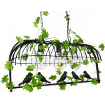 GloboStar NEST Vintage Industrial �������� ��������� ������ ������� 3 x E27 ����� ��������� ������ �85.5 x �37.5 x Y38cm - (01646)