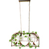 GloboStar NEST Vintage Industrial �������� ��������� ������ ������ 2 x E27 ���� ������� ��������� ������ �73.6 x �37.5 x Y38.5cm - (01645)