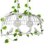 GloboStar NEST Vintage Industrial �������� ��������� ������ ������ 2 x E27 ����� ��������� ������ �73.6 x �37.5 x Y38cm - (01644)