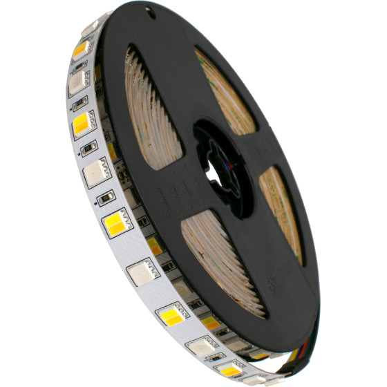 GloboStar ������ LED SMD 5050 RGBW + WW 5m 18W/m 72LED/m 120� DC 24V IP20 1150lm/m ����� ����� 6000k & 1050lm/m ����� ����� 3000k & 900lm/m RGB - (70266)