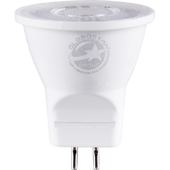 GloboStar ���� LED GU5.3 MR11 3W 330lm 38� DC 12-24V IP20 �3.5 x �3.5cm ����� ����� 6000K - 3 Years Warranty - (60108)