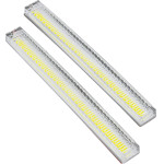 GloboStar ��� 2 ������ DRL LED CREE COB 24W 3600lm 120� DC 12V ���������� IP65 ����� ����� 6000K - (81722)