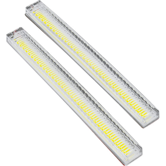 GloboStar ��� 2 ������ DRL LED CREE COB 24W 3600lm 120� DC 12V ���������� IP65 ����� ����� 6000K - (81722)