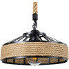 GloboStar SAHARA Vintage �������� ��������� ������ �������� 1 x E27 ����� ��������� �� ���� ������ �31 x Y14cm - (01146)