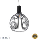 GloboStar SCANDI �������� �������� ��������� ������ �������� 1 x E27 AC220-240V IP20 - �38 x �50cm - ����� ��������� ������� - (01266)
