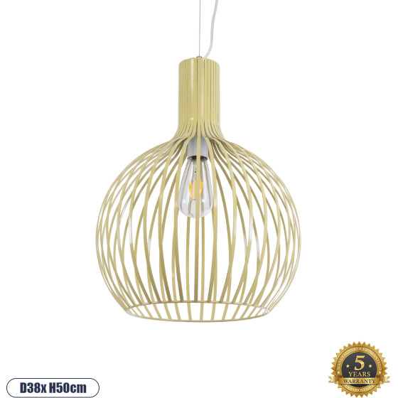 GloboStar SCANDI Vintage Industrial �������� ��������� ������ �������� 1 x E27 AC220-240V IP20 - �38 x �50cm - ���� ��������� ������ - (01267)