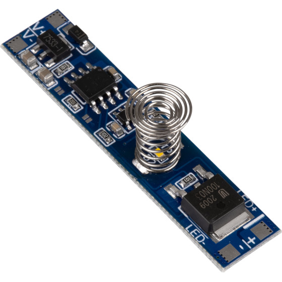 GloboStar SENSOR-PROFILE Mini ����������-��������� ���� Modular ��� ������ ���������� - DC 5-24V 1 x 8A 192W - Max 8A 192W - IP20 - �4.7 x �1 x �1cm - 2 ������ ������� - (70699)