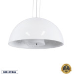 GloboStar SERENIA WHITE �������� �������� ��������� ������ �������� 1 x E27 AC220-240V - �40 x �20cm - ����� ������ ������� - (01152)