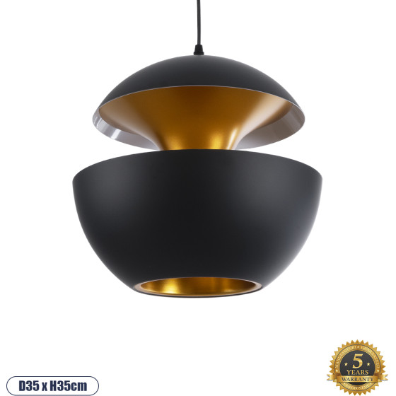 GloboStar SEVILLE BLACK �������� �������� ��������� ������ �������� 1 x E27 AC220-240V IP20 - �35 x �35cm - ����� ��������� ������� - (01269)