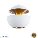 GloboStar SEVILLE WHITE �������� �������� ��������� ������ �������� 1 x E27 AC220-240V IP20 - �35 x �35cm - ����� ��������� ������� - (01268)