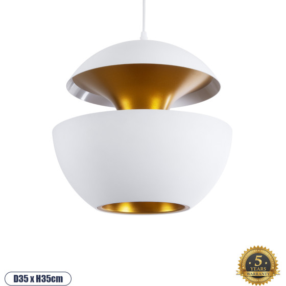 GloboStar SEVILLE WHITE �������� �������� ��������� ������ �������� 1 x E27 AC220-240V IP20 - �35 x �35cm - ����� ��������� ������� - (01268)
