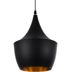 GloboStar SHANGHAI BLACK �������� �������� ��������� ������ �������� 1 x E27 ����� ��������� ������� �24 x �30cm - (01025-A)