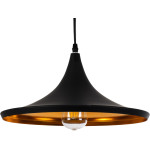 GloboStar SHANGHAI BLACK �������� �������� ��������� ������ �������� 1 x E27 ����� ��������� ������� �37 x �20cm - (01025-B)