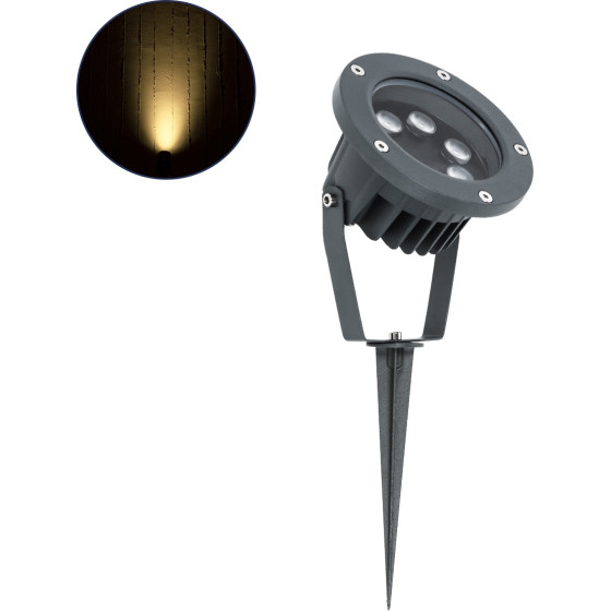 GloboStar TREELIGHT-TZINA ���� �������� ������ ��� ���� - ������ �� ���� ����� / ������� LED 6W 540lm 10� DC 24V ��������� IP65 L14 x W12.5 x H12.5cm ����� ����� 3000K - ���� ������� - 3 Years Warranty - (90354)
