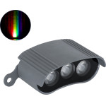 GloboStar TREELIGHT-ZINA ����� ����� �������� Wall Washer �� ������������� ������ ������ ��� ���� - ������ LED 3W 255lm 30� DC 24V ��������� IP65 �9 x �6.5 x �4cm ��������� RGBW DMX512 - ���� ������� - 3 ������ ������� - (90689)